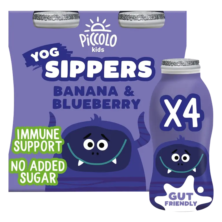 Yoghurt Sippers - Blueberry & Banana 4 x 100g