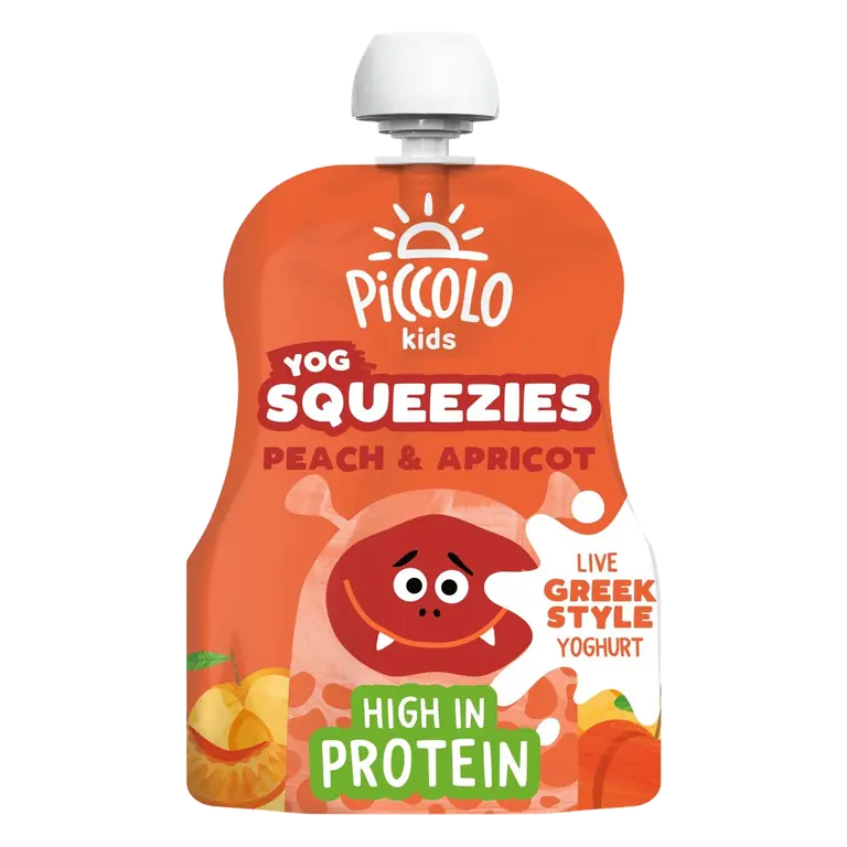 Yoghurt Squeezies Peach & Apricot 90g
