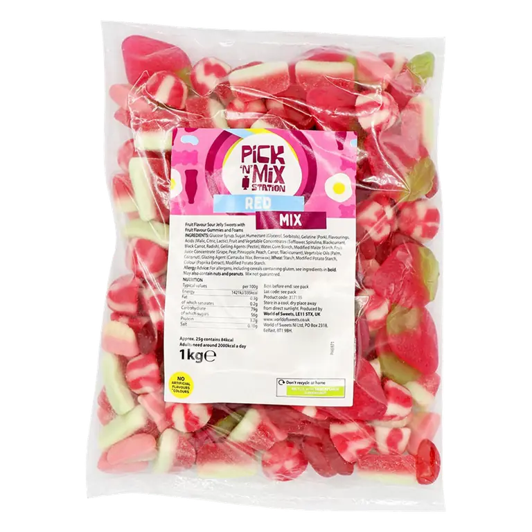 Pick 'N' Mix Station Red Mix 1kg