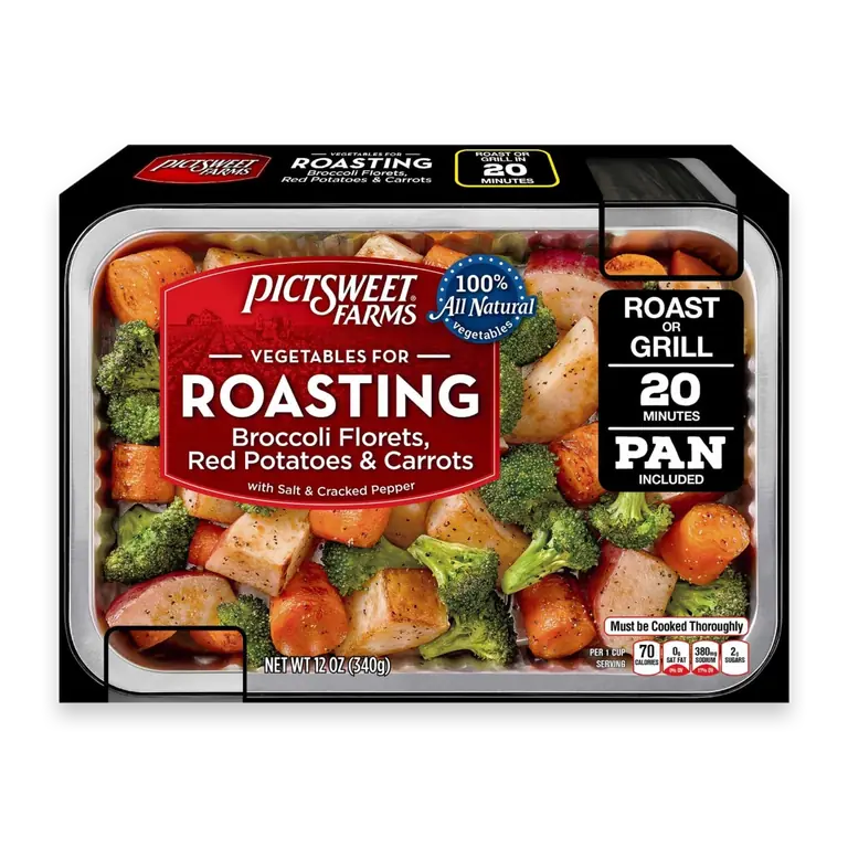 Frozen Broccoli Florets, Red Potatoes & Carrots Vegetables for Roasting