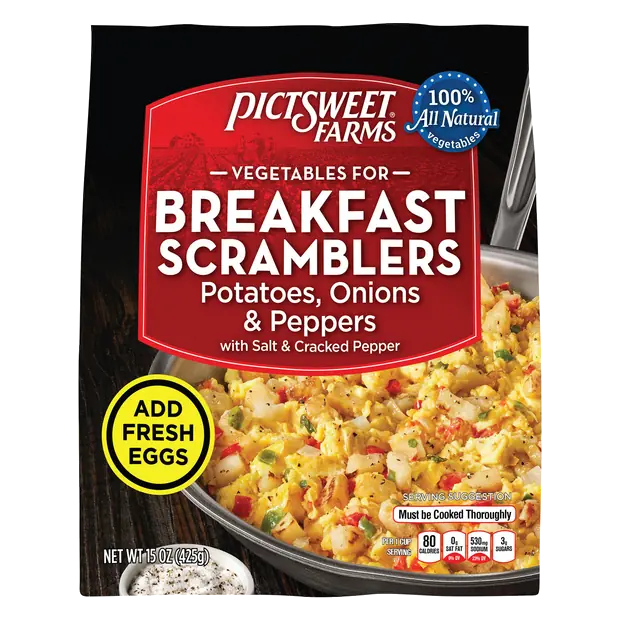 Potatoes Onions & Pepper Breakfast Scramblers Frozen