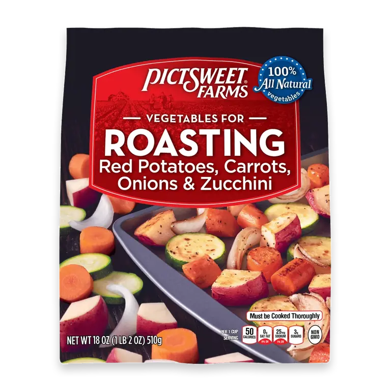 Red Potatoes Carrots Onions Zucchini Frozen Vegetables