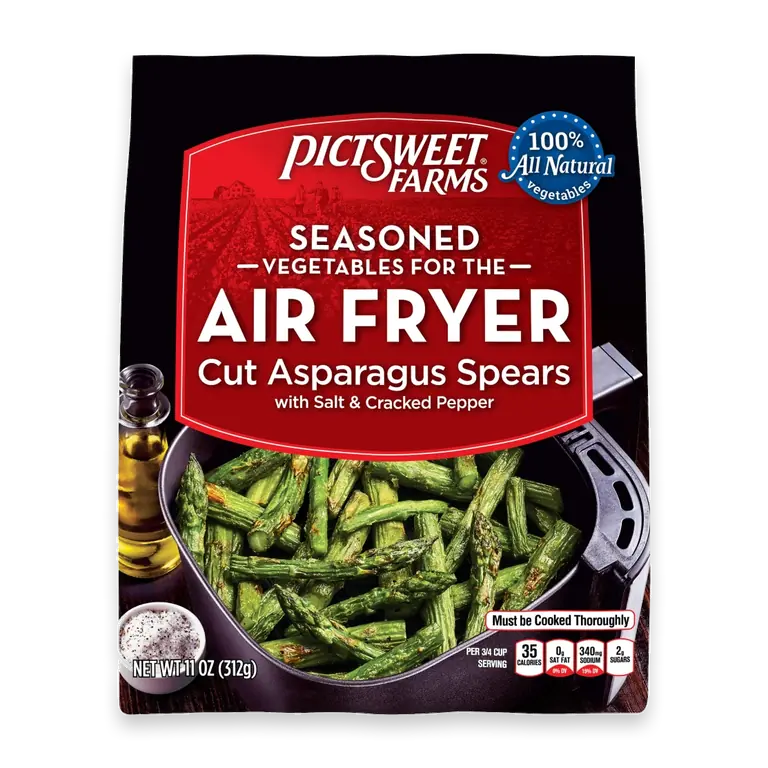 Seasoned Vegetables for the Air Fryer Cut Asparagus Spears