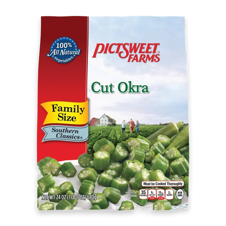 Southern Classics Frozen Cut Okra Family Size