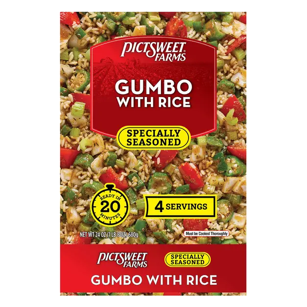 Specially Seasoned Gumbo with Rice Frozen Meal