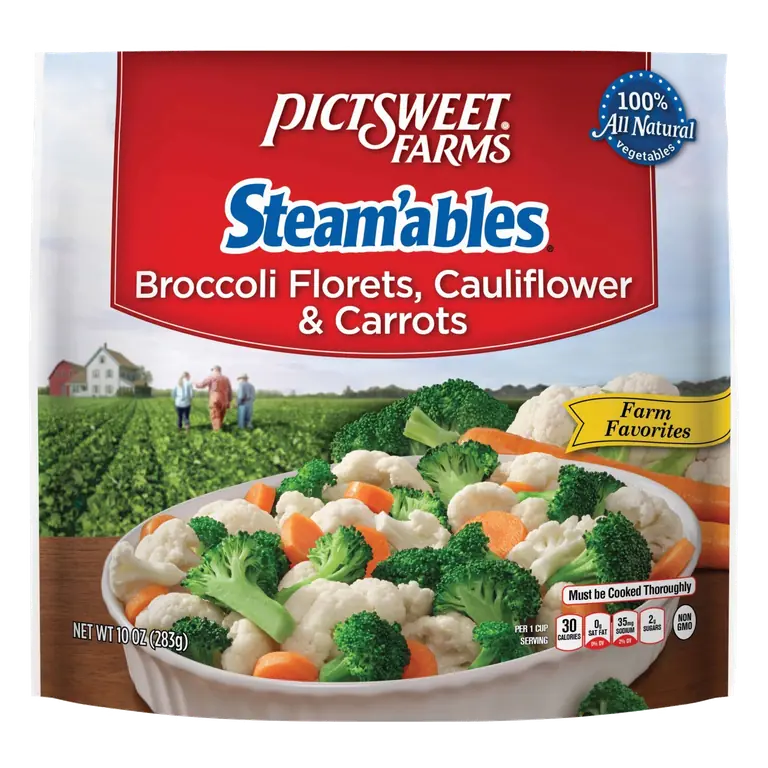 Steam'Ables Broccoli Florets, Cauliflower & Carrots