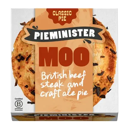 Moo British Beef Steak & Ale Pie
