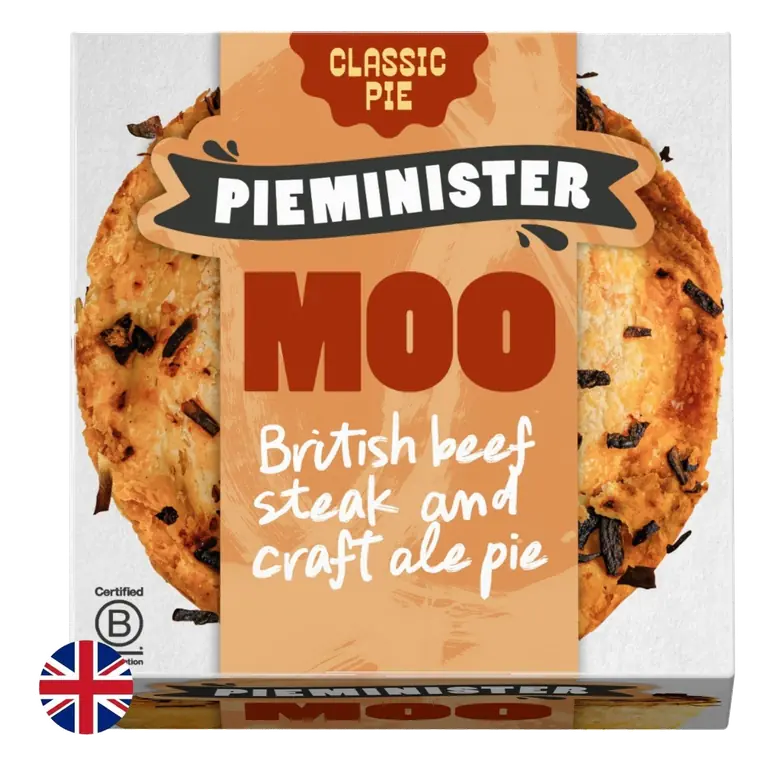 Moo British Beef Steak & Craft Ale Pie 255g