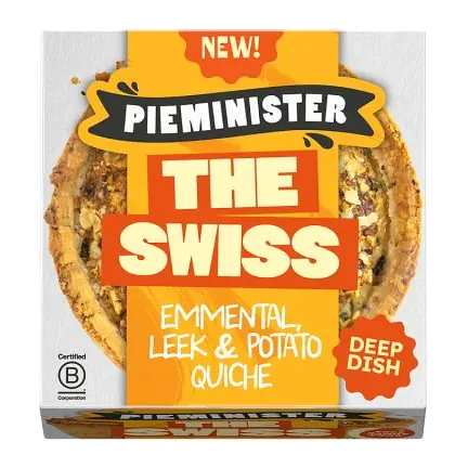 The Swiss Emmental & Leek Quiche