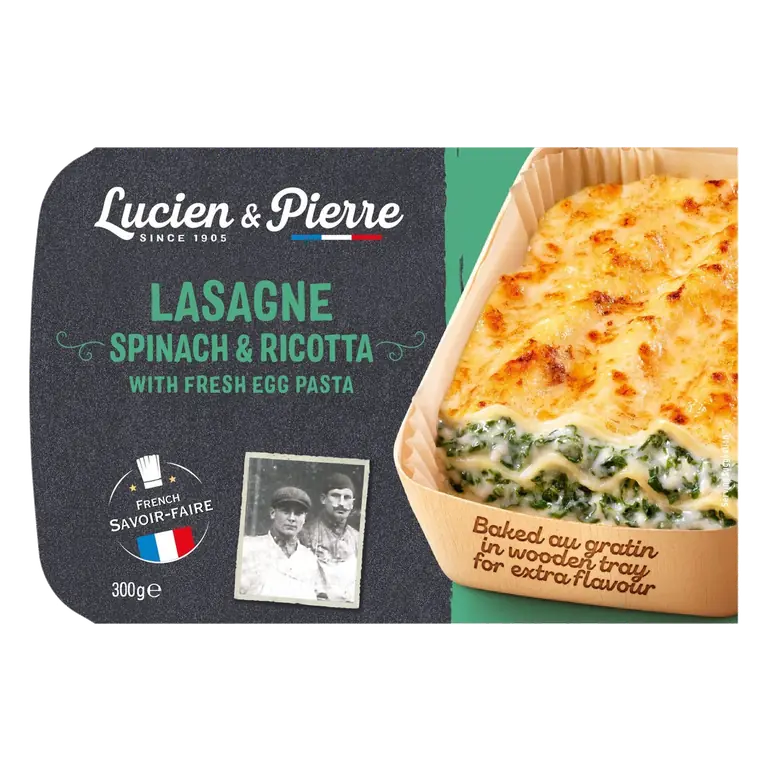 Lucien & Pierre Spinach And Ricotta Lasagne