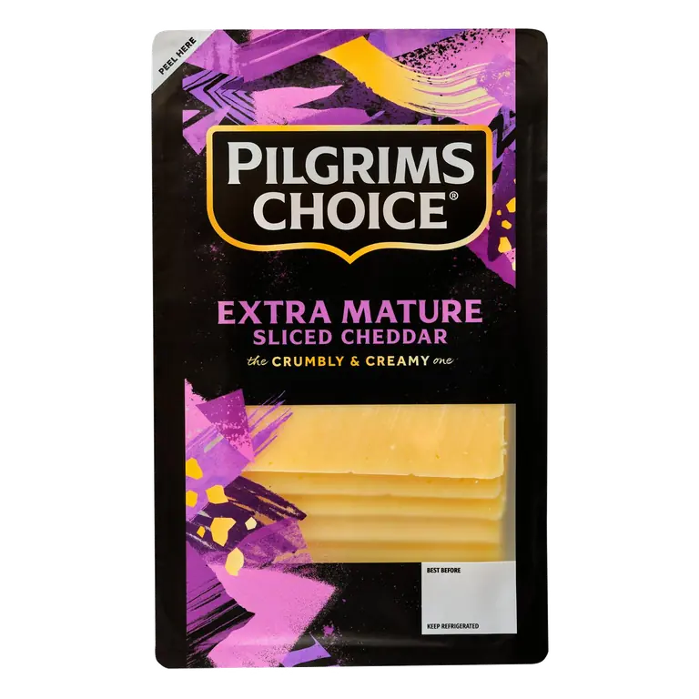 Pilgrims Choice Extra Mature Cheddar Sliced 150g