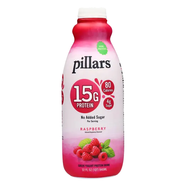 No Added Sugar Raspberry Drinkable Greek Yogurt