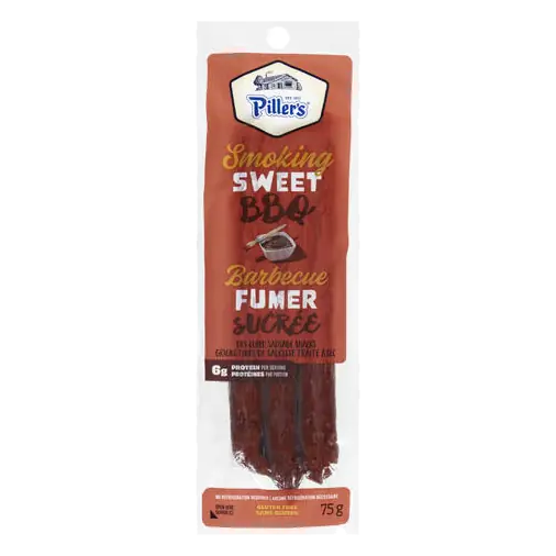 Dry Cured Sausage Snacks Smoking Sweet BBQ 75 g