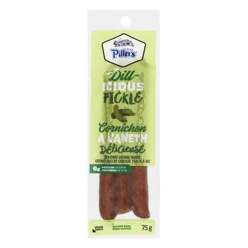 Piller's Sausage Snacks Dill-icious Pickle 75 g