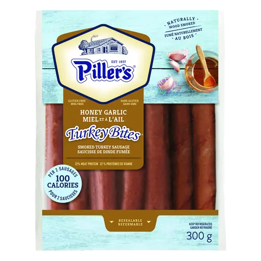 Piller's Turkey Bites Honey Garlic 300 g