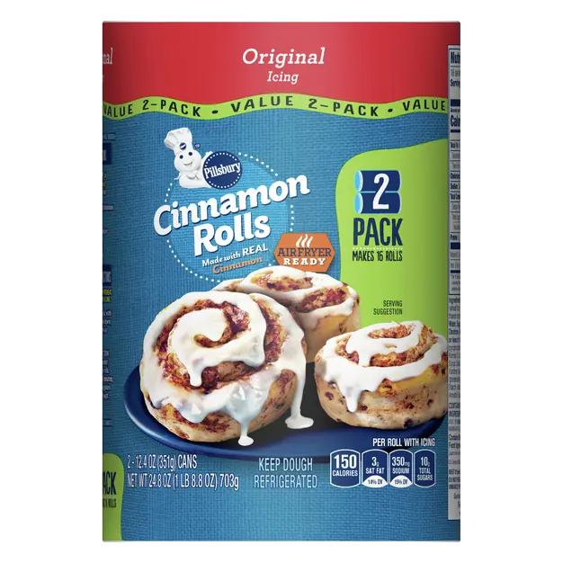 Cinnamon Rolls with Original Icing Value Pack - 16 ct