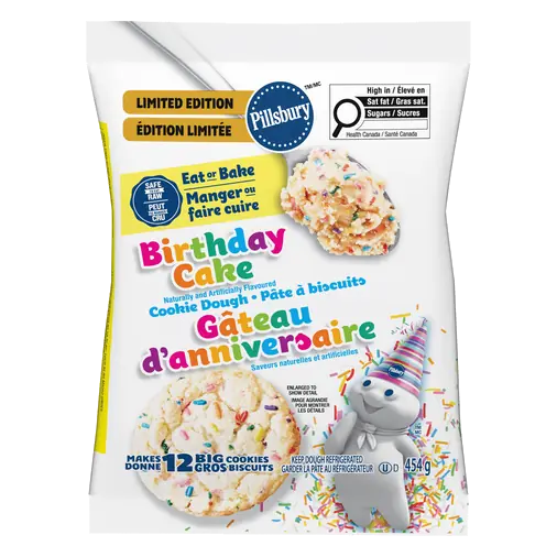Cookie Dough Limited Edition Birthday Cake 12 Cookies 454 g