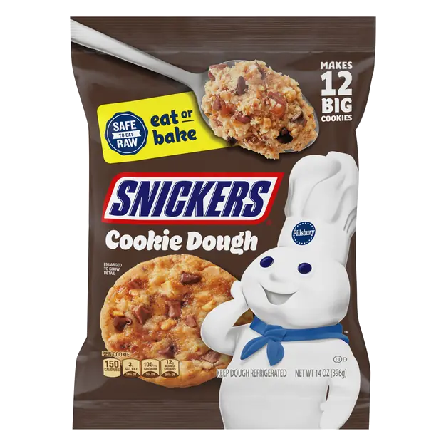 Eat or Bake Snickers Cookie Dough - 12 ct