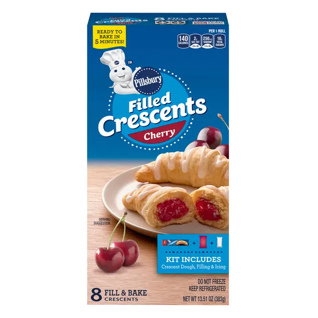 Pillsbury Filled Crescents, Cherry 8Ct