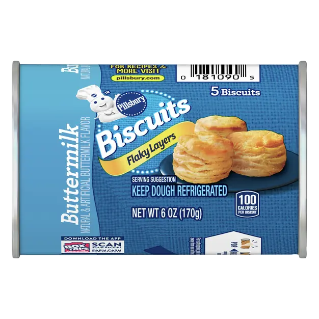 Flaky Layers Buttermilk Biscuits - 5 ct