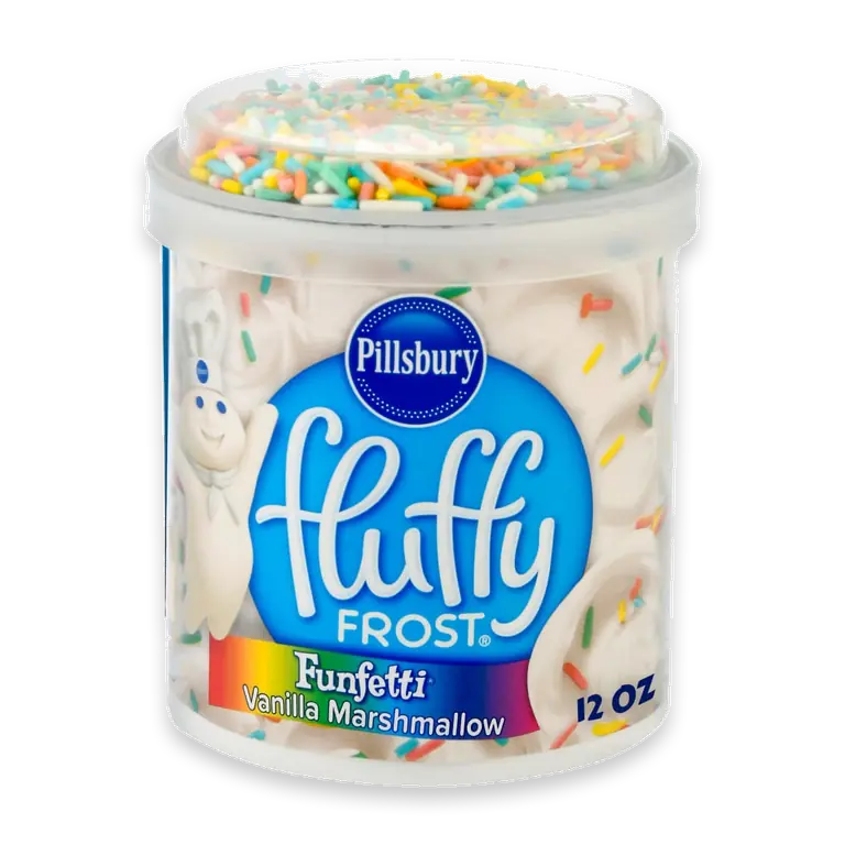 Fluffy Frost Funfetti Vanilla Marshmallow Flavored Frosting