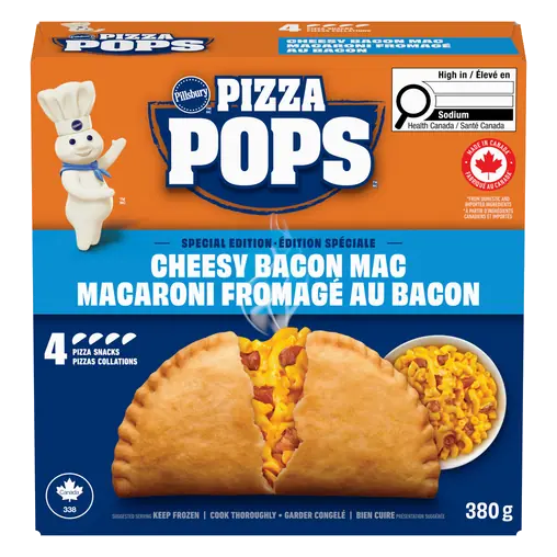 Frozen Pizza Pops Special Edition Frank's Red Hot Pepperoni-Bacon 380 g