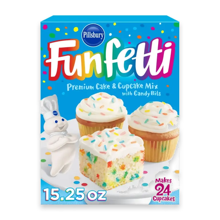 Funfetti Cake Mix with Candy Bits, 15.25 Oz Box