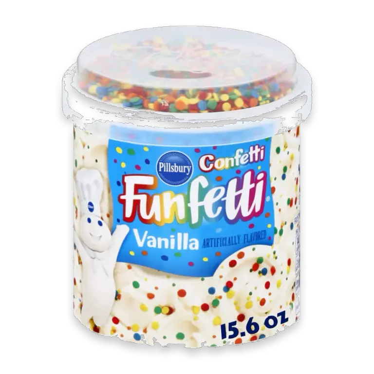 Funfetti Confetti Vanilla Frosting, 15.6 Oz Tub