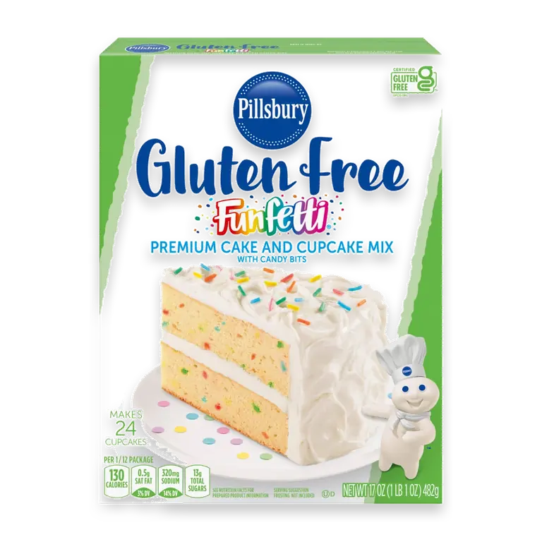 Gluten Free Funfetti Cake Mix with Candy Bits