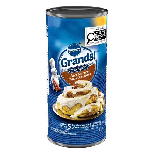 Grands! Cinnabon Cinnamon Rolls Flaky Supreme 5 Rolls 496 g