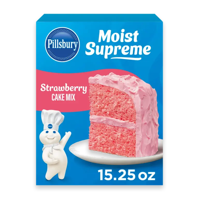 Moist Supreme Strawberry Cake Mix, 15.25 oz Box