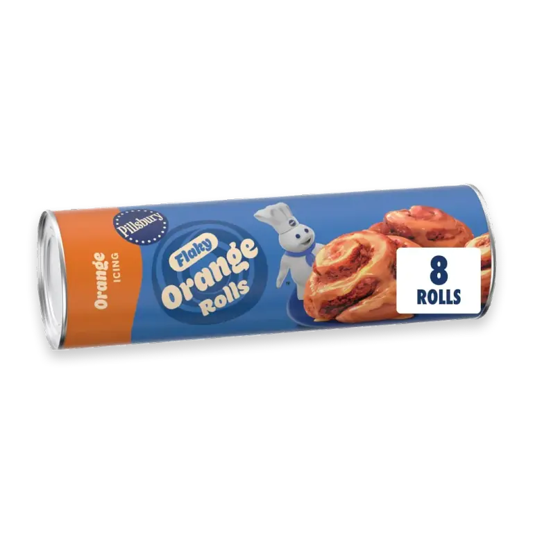 Orange Rolls with Cinnabon Cinnamon and Orange Icing
