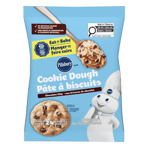 Cookie Dough Chocolate Chip 24 Cookies 454 g