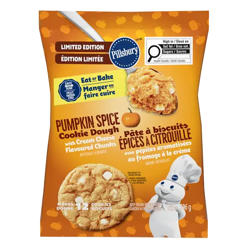 Cookie Dough Limited Edition Pumpkin Spice 12 Cookies 396 g
