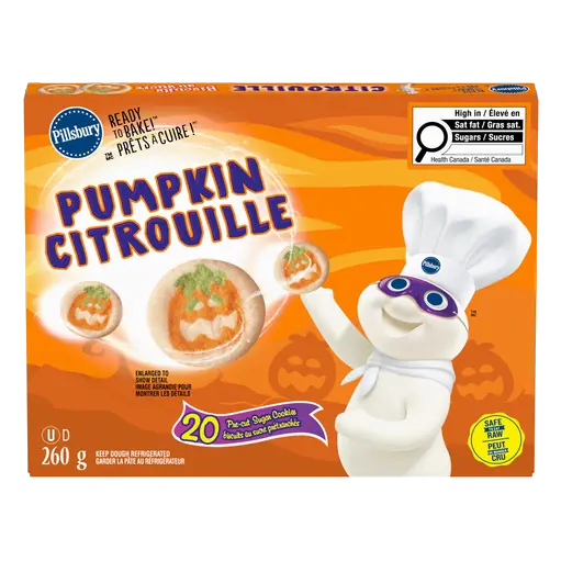 Pre Cut Sugar Cookies Pumpkin 260 g
