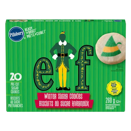 Ready To Bake Holiday Cutout Cookie Dough 206 g