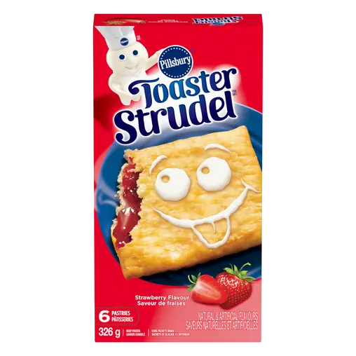 Toaster Strudel Breakfast Pastries Strawberry 6 Pack 326 g