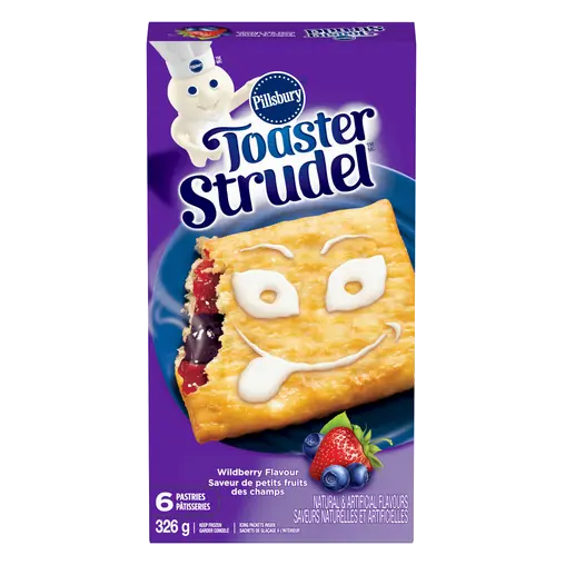 Toaster Strudel Breakfast Pastries Wildberry 6 Pack 326 g