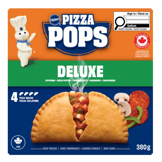 Pizza Pops Frozen Pizza Snack Deluxe 380 g