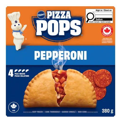 Pizza Pops Frozen Pizza Snack Pepperoni 380 g