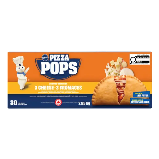 Pizza Pops Frozen Pizza Snack Three Cheese 2.85 kg