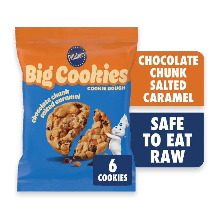 Ready to Bake! Big Cookies Chocolate Chunk Salted Caramel Cookie Dough
