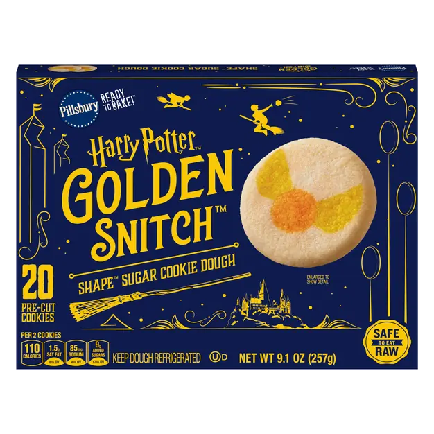 Ready to Bake! Harry Potter Shape Sugar Cookie Dough - 20 ct