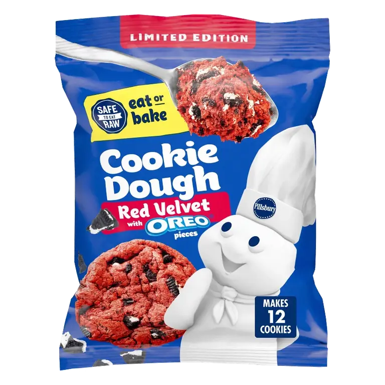 Pillsbury Red Velvet Oreo RTB Cookie Dough, 14oz