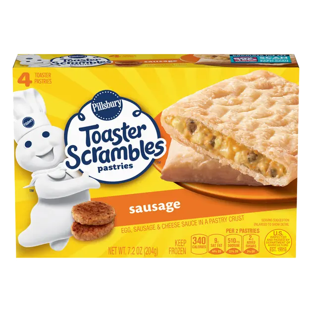 Sausage Toaster Scrambles Pastries
