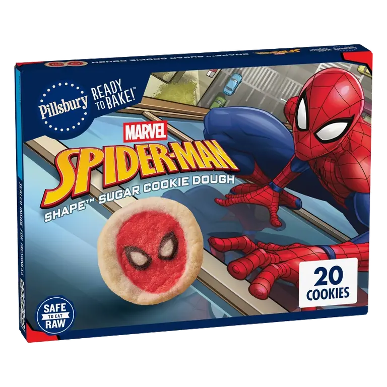 Pillsbury Spider-Man Shape Cookies, 9.1oz