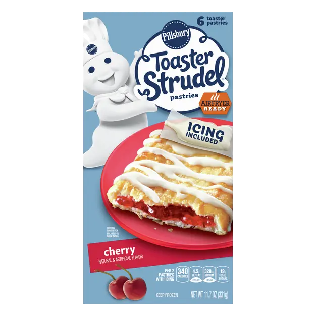 Pillsbury Cherry Toaster Strudel Pastries - 6 ct