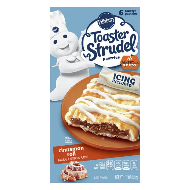Pillsbury Cinnamon Roll Toaster Strudel Pastries - 6 ct