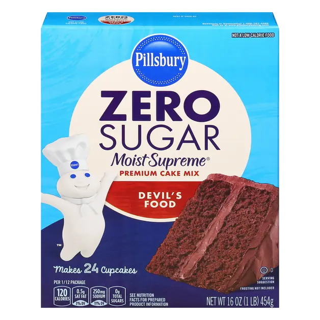 Zero Sugar Moist Supreme Devil's Food Cake Mix