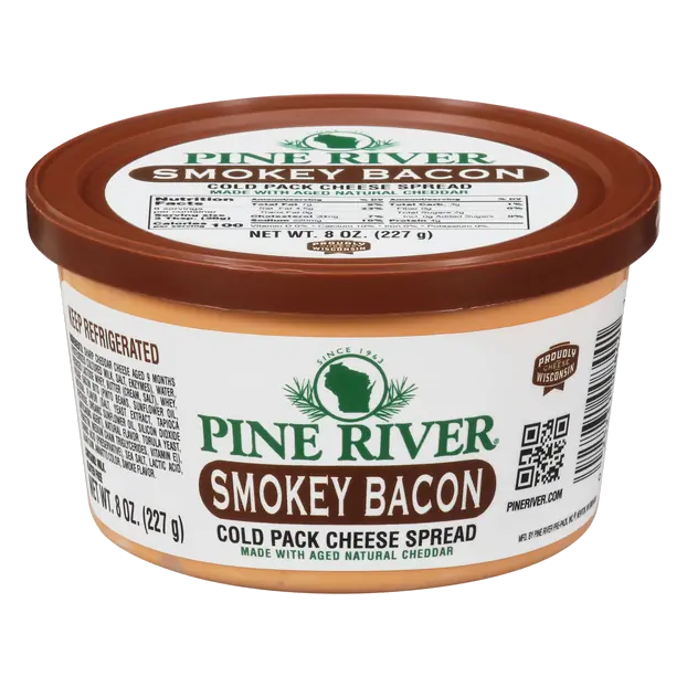 Pine River Smokey Bacon Flavor Cold Pack Cheese